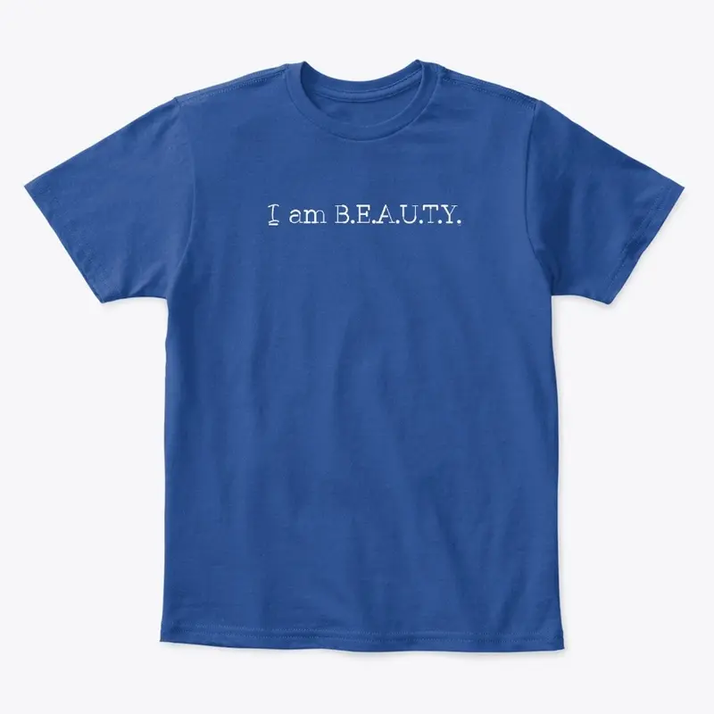 I AM BEAUTY AFFIRMATION  - WHITE LOGO