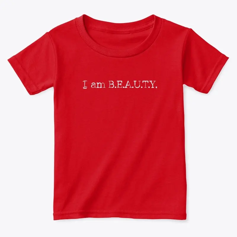 I AM BEAUTY AFFIRMATION  - WHITE LOGO